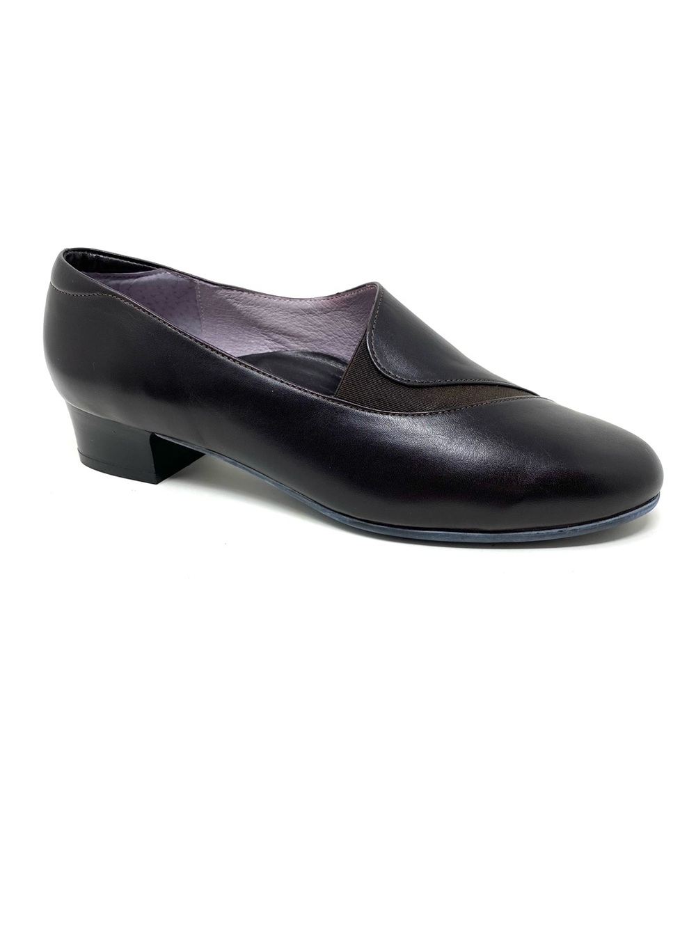 Beautifeel Andrea Caviar Leather Comfort Block Heel Pumps